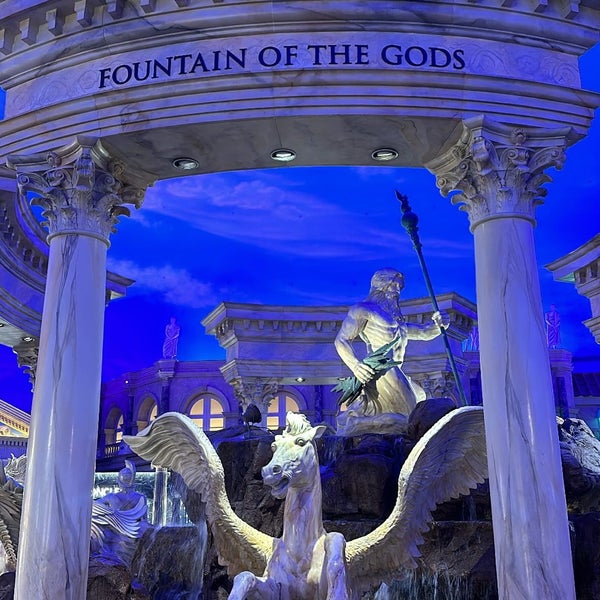 fountain of the gods caesars palace