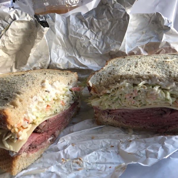 The roast beef and the pastrami sandwiches are amazing. Not only are the insanely good, but they are big.