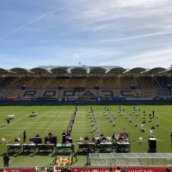 Photo taken at Parkstad Limburg Stadion by Mike B. on 9/29/2018