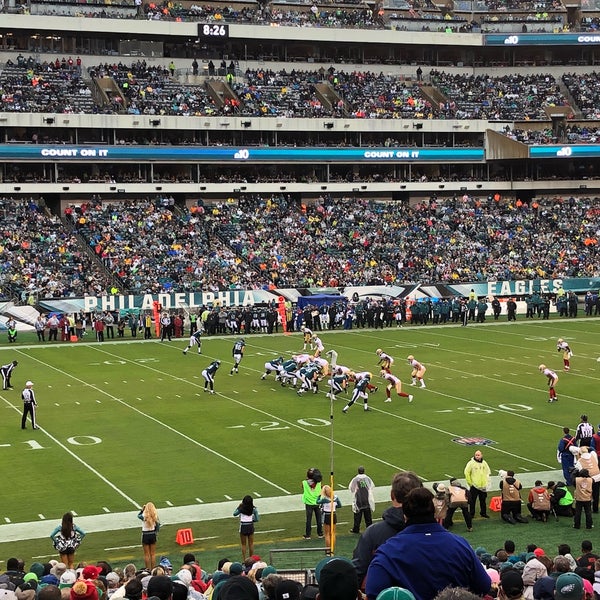 Photo taken at Lincoln Financial Field by Mike B. on 10/29/2017
