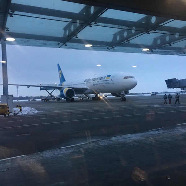 Photo taken at Boryspil International Airport (KBP) by Aftie B. on 1/4/2019