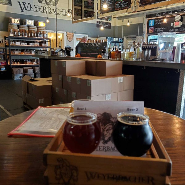 Photo taken at Weyerbacher Brewing Co‎mpany by Thom L. on 10/24/2021