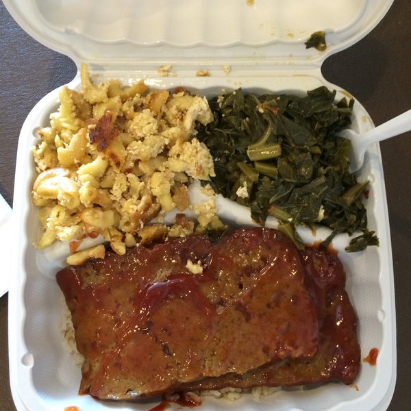 This place was a revelation to me. I'd never had Southern, let alone vegan Southern food before. The collared greens, mac n cheese and bbq "ribs" were amazing. Great prices too.