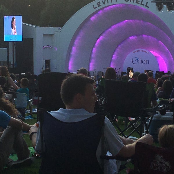 Photo taken at Levitt Shell by Lilly C. on 6/19/2016