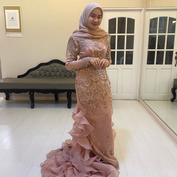 romantic wedding saree