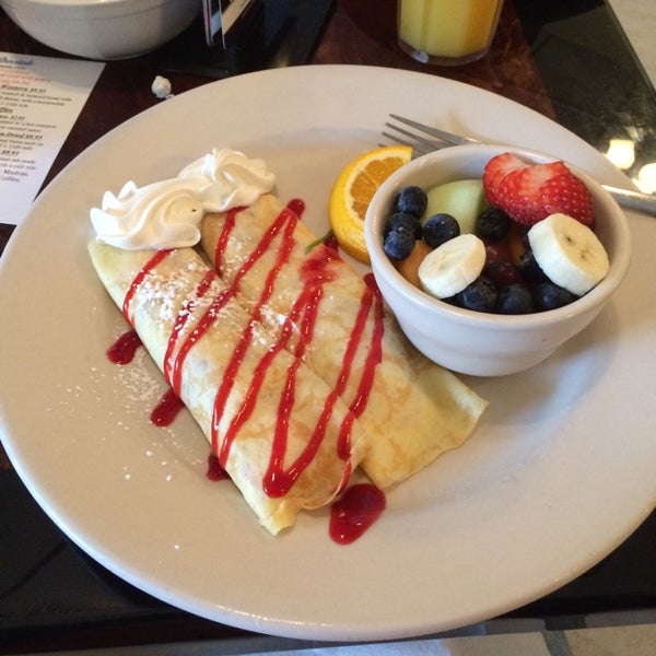 The strawberry crepes are fantastic!