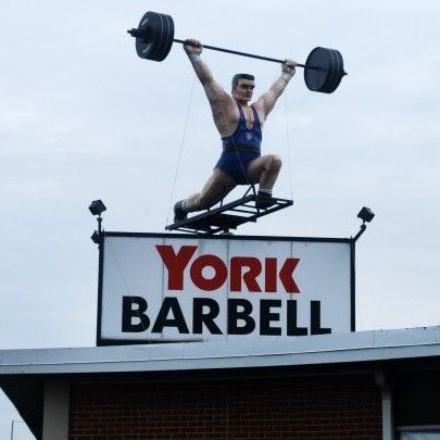York Barbell is home to the USA Weightlifting Hall of Fame. Visit to follow the history of weightlifting, from the early Olympics to the powerlifting and body-building of today.