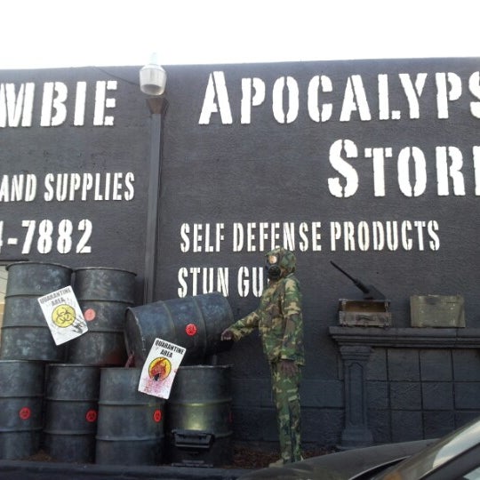 Photo taken at Zombie Apocalypse Store by Laura Lynn L. on 10/8/2012