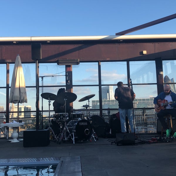 Photo taken at Shoreditch House by Hannah P. on 7/15/2019