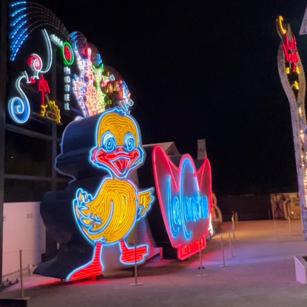 Photo taken at The Neon Museum by Ryan T. on 12/27/2022