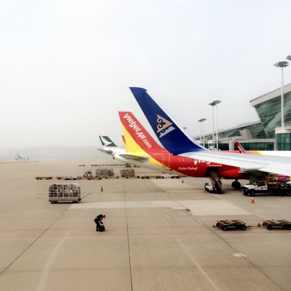 9/10/2016 tarihinde Gizem K.ziyaretçi tarafından Incheon Uluslararası Havalimanı (ICN)'de çekilen fotoğraf