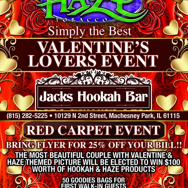 Haze valentine's lover's event!