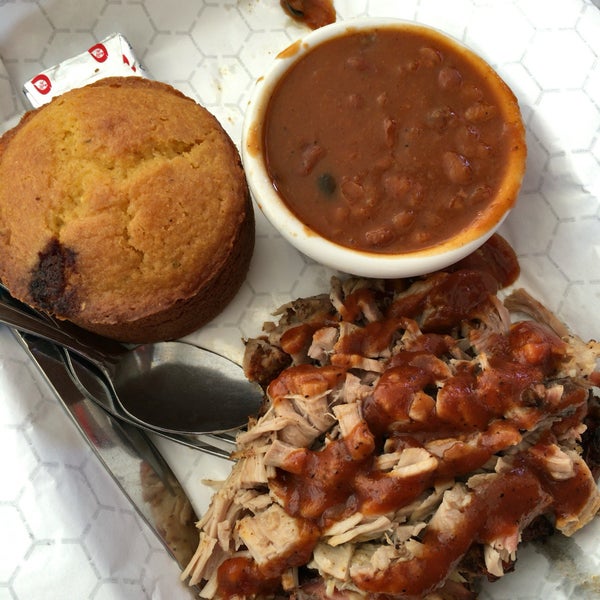 Better BBQ than anywhere in Seattle! Moist cornbread, spicy sauces, and great sides.