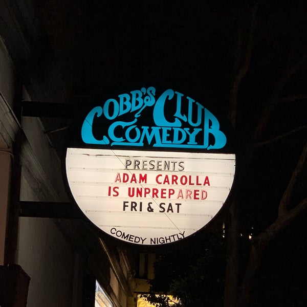 Photo taken at Cobb&#39;s Comedy Club by Nate G. on 4/20/2019