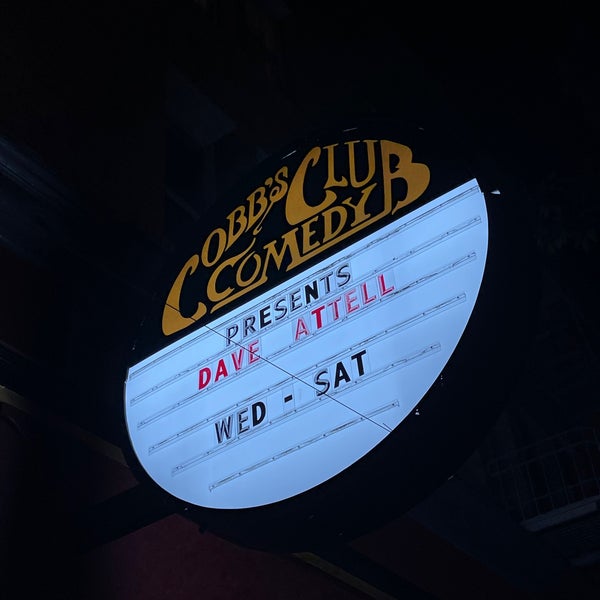 Photo taken at Cobb&#39;s Comedy Club by Nate G. on 2/6/2022