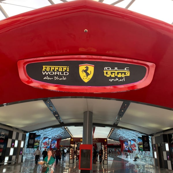Photo taken at Ferrari World Abu Dhabi by Natasha N. on 10/27/2023