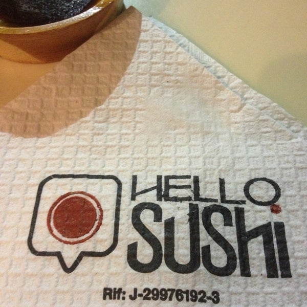 Photo taken at Hello Sushi by Carlos V. on 7/8/2013