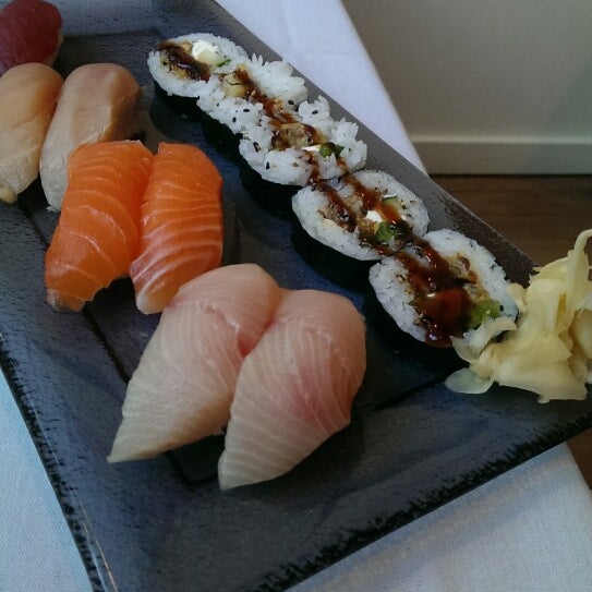 Photo taken at Sushi Hai by Mark S. on 8/21/2014