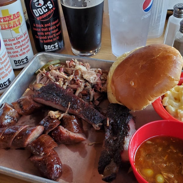 Photo taken at DOC&#39;s Commerce Smokehouse by Cody R. on 8/19/2019