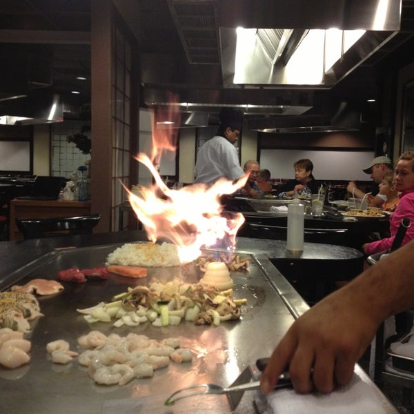 Photo taken at Shogun Japanese Steak House by Jose M. on 2/6/2013
