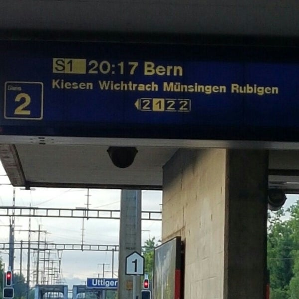 Bahnhof Uttigen 81 Besucher