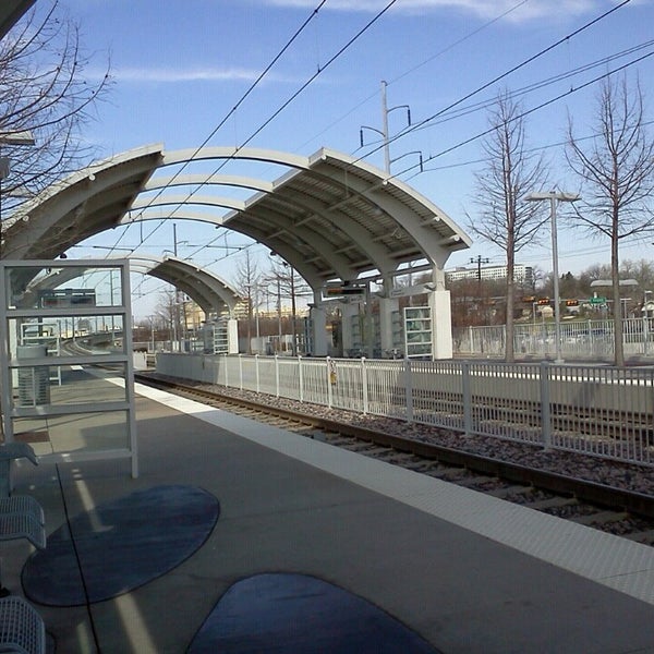 Photo taken at Market Center Station (DART Rail) by Steve C. on 3/24/2014