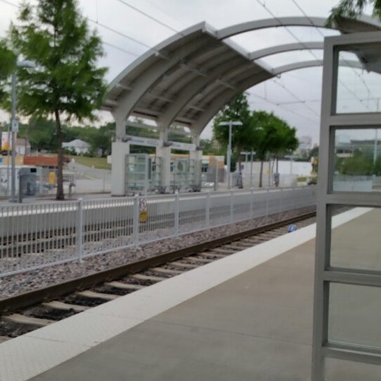 Photo taken at Market Center Station (DART Rail) by Steve C. on 6/17/2014