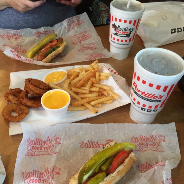 Photo taken at Portillo&#39;s by Brian G. on 6/28/2015