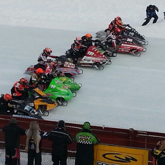 World Championship Snowmobile Derby Race Track