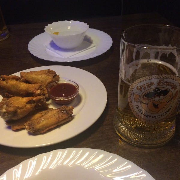"Buffalo" wings and lager - Happy St Patty Day!