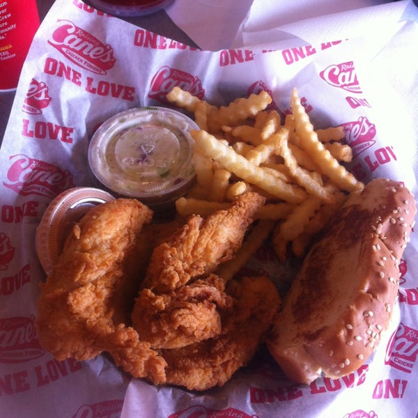 Photo taken at Raising Cane&#39;s Chicken Fingers by Clayton B. on 4/1/2013