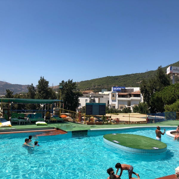 Photo taken at Bodrum Aqualand by Selim E. on 8/10/2019