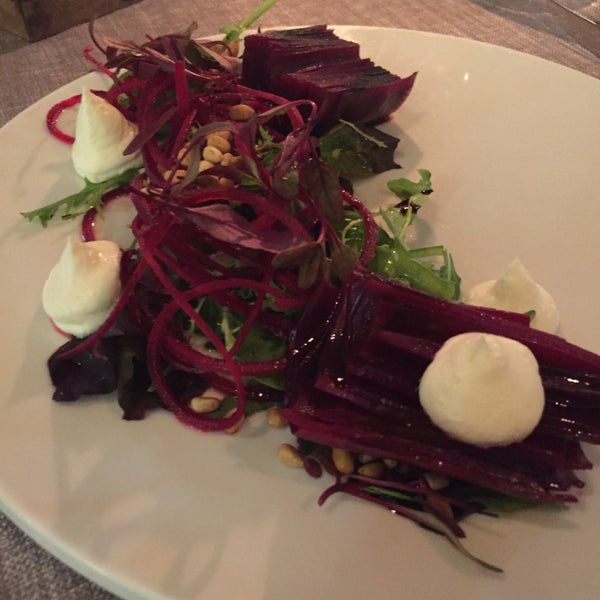 Everything was on point at this restaurant. Fresh salad w/ goat cheese and beetroot salad was 1 of the best beetroot dishes I've ever had. Only a hint of earthiness. :) and their famous bread...wow...