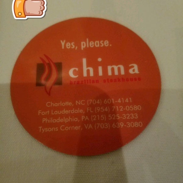 Foto tirada no(a) Chima Brazilian Steakhouse por Jeff R. em 4/5/2017