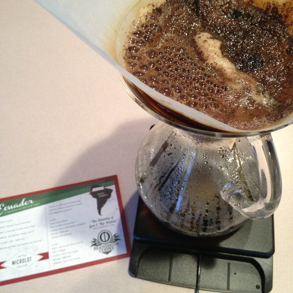 Here is a great way to brew coffee Pour Over Brewing http://eatocracy.cnn.com/2012/08/13/pour-over-coffee/