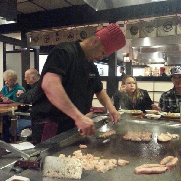 Photo taken at Osaka Japanese Steakhouse &amp; Sushi Bar by Debbie C. on 5/23/2013