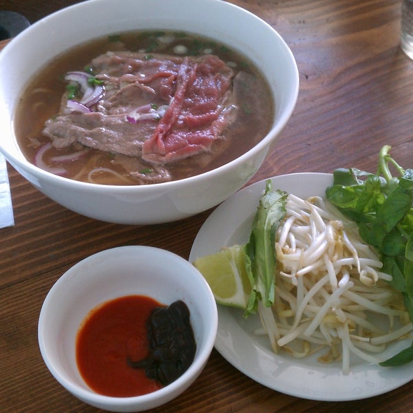 The pho is delicious