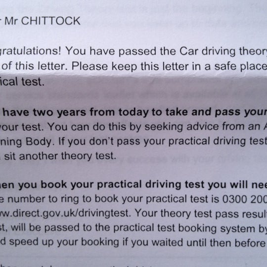 Driver Theory Test Car Bike Bus Or Truck Theory Test