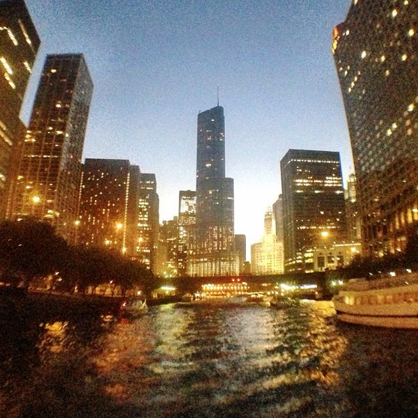 Shoreline Sightseeing Boat or Ferry in Chicago