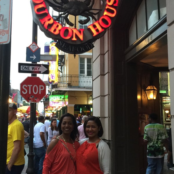 Photo taken at Bourbon House by Jackie M. on 4/18/2015