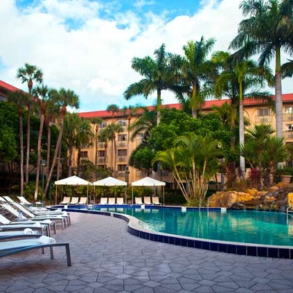 Photo taken at Renaissance Boca Raton Hotel by HotelPORT® on 8/6/2013