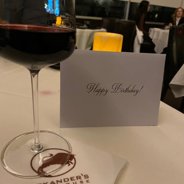 Photo taken at Alexander&#39;s Steakhouse by Nic L. on 1/31/2022