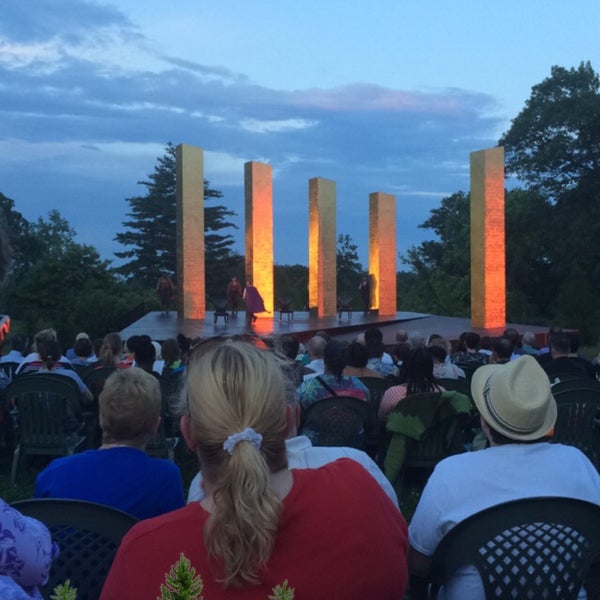 Photo taken at Shakespeare in the Park by Andrew W. on 6/6/2015