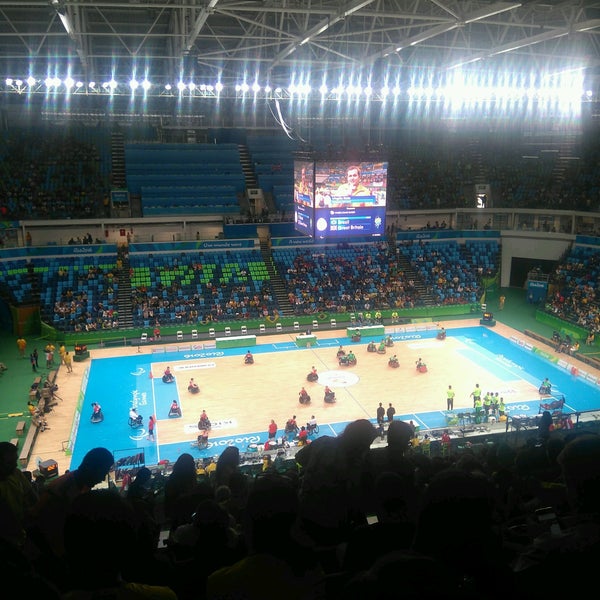 Photo taken at Carioca Arena 1 by Fernanda F. on 9/16/2016