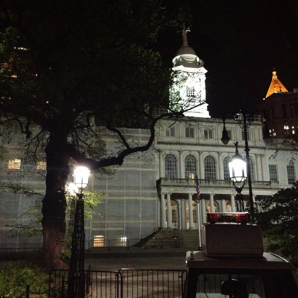 Photo taken at New York City Hall by Lucas E. on 5/7/2013