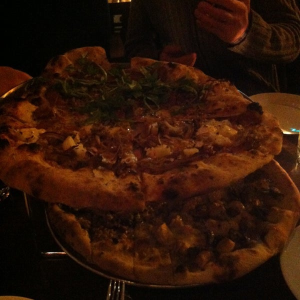 Photo taken at American Flatbread Tribeca Hearth by Pam G. on 3/3/2013