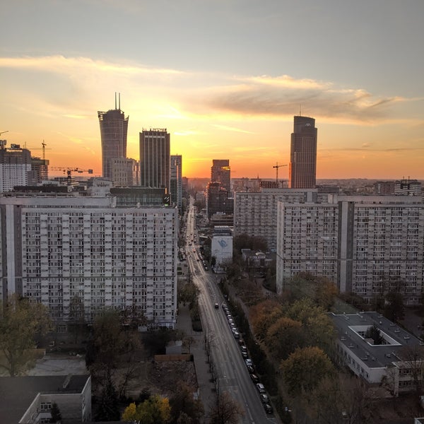Photo taken at The Westin Warsaw by Nick H. on 10/21/2019