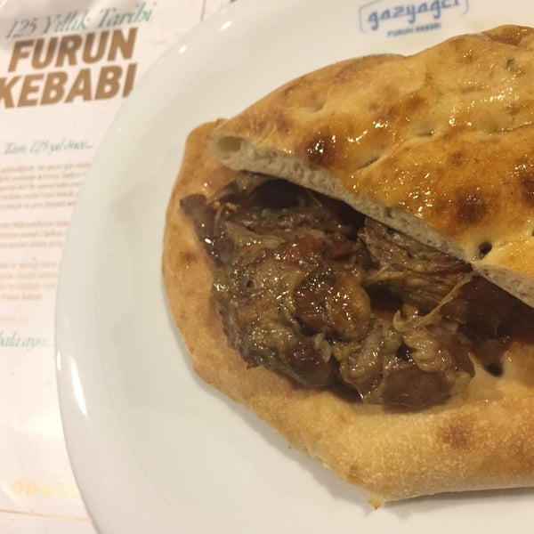 Photo taken at Gazyağcı Furun Kebabı 1891 by Mustafa O. on 9/22/2016