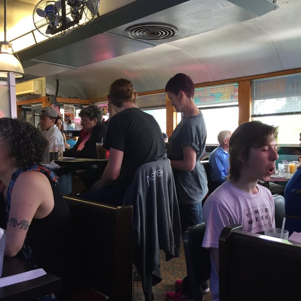 Photo taken at Deluxe Town Diner by Charles D. on 5/31/2015