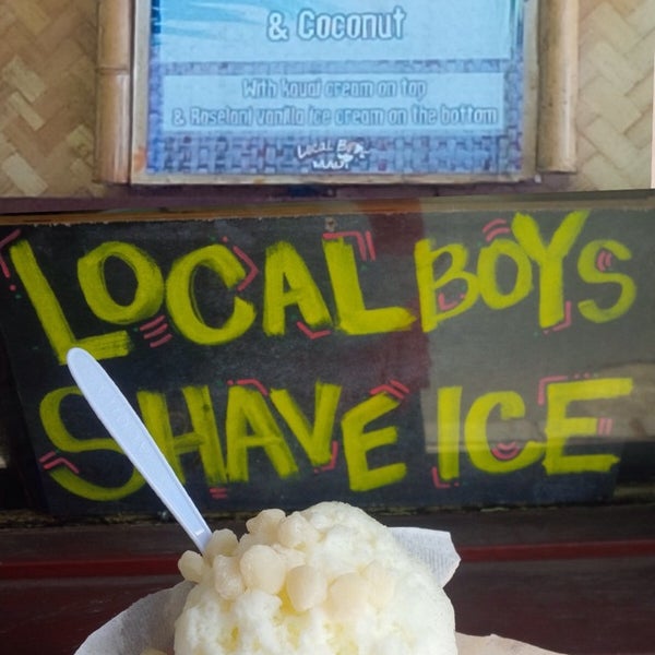 Photo taken at Local Boys Shave Ice by Gigi T. on 9/7/2014